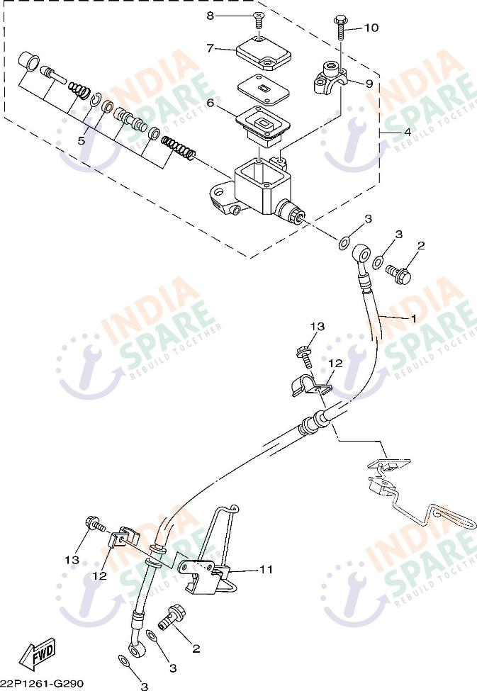 FRONT MASTER CYLINDER